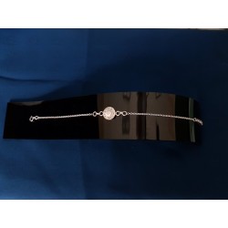 SB 0088 Bracelet Shiva Eye Shell Silver
