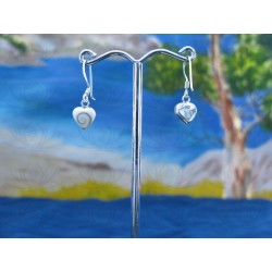 LE 0138 Earrings Shiva Eye Shell Silver