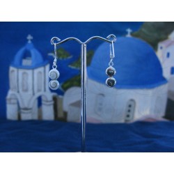 LE 0298 Earrings Shiva Eye Shell Silver