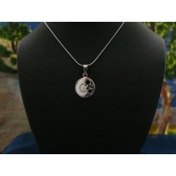 SP 0185 Pendant Shiva Eye Shell Silver