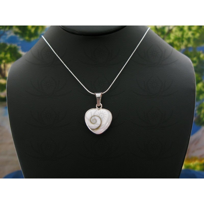 SP 0196 Pendant Shiva Eye Shell Silver