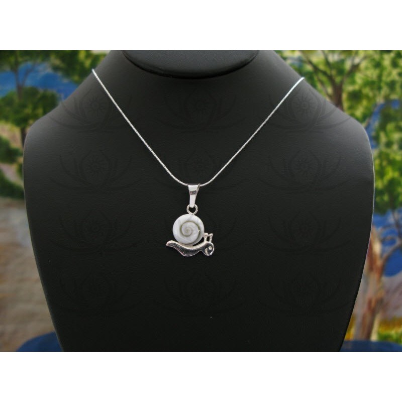 SP 0216 Pendant Shiva Eye Shell Silver