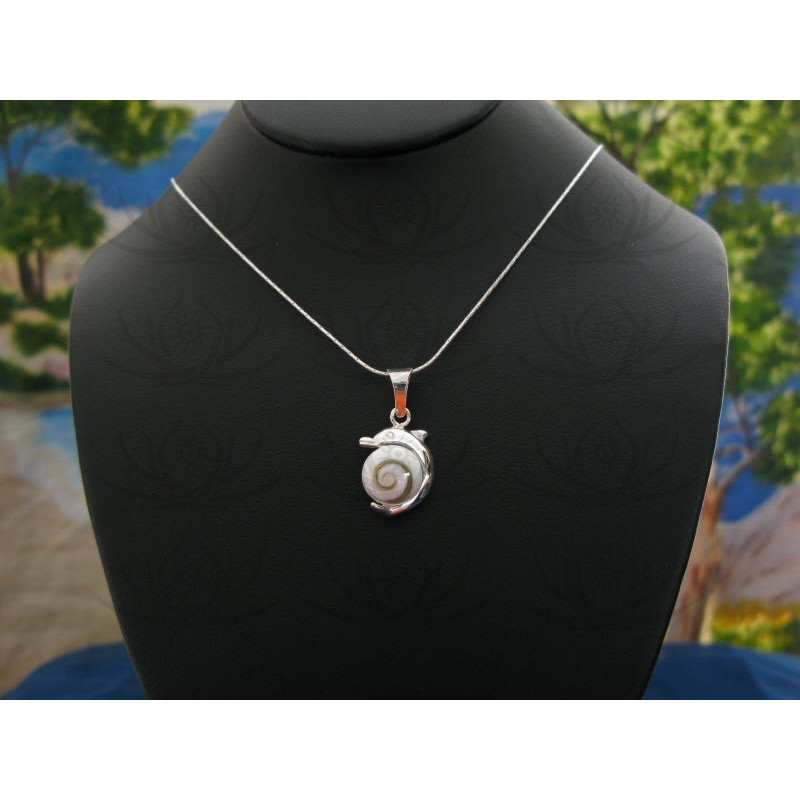 SP 0217 Pendant Shiva Eye Shell Silver