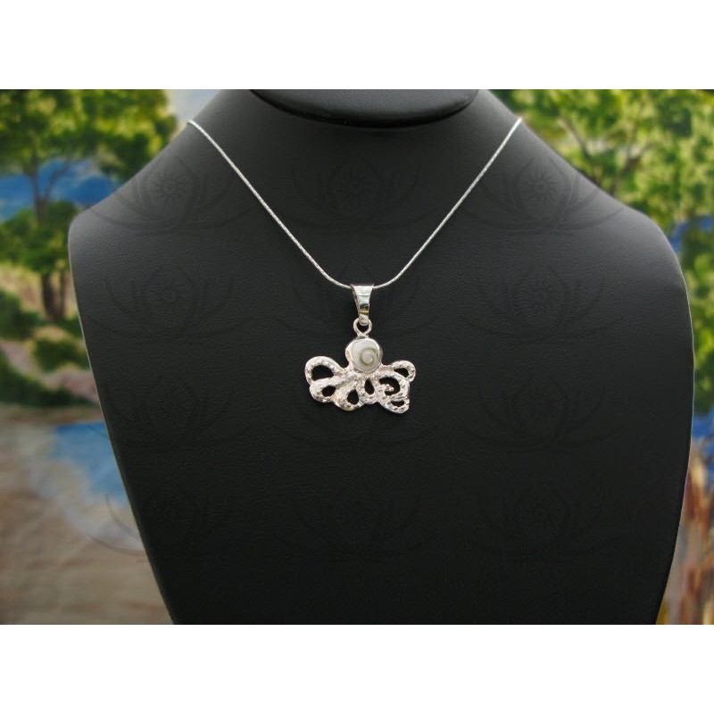 SP 0231 Pendant Shiva Eye Shell Silver