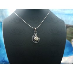 SP 0292 Pendant Shiva Eye Shell Silver