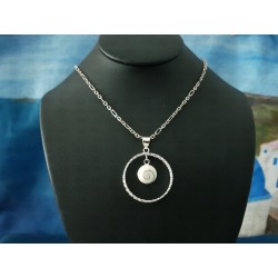 SP 0299 Pendant Shiva Eye Shell Silver