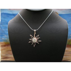 SP 0307 Pendant Shiva Eye Shell Silver