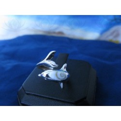 SR 0150 Ring Shiva Eye Shell Silver